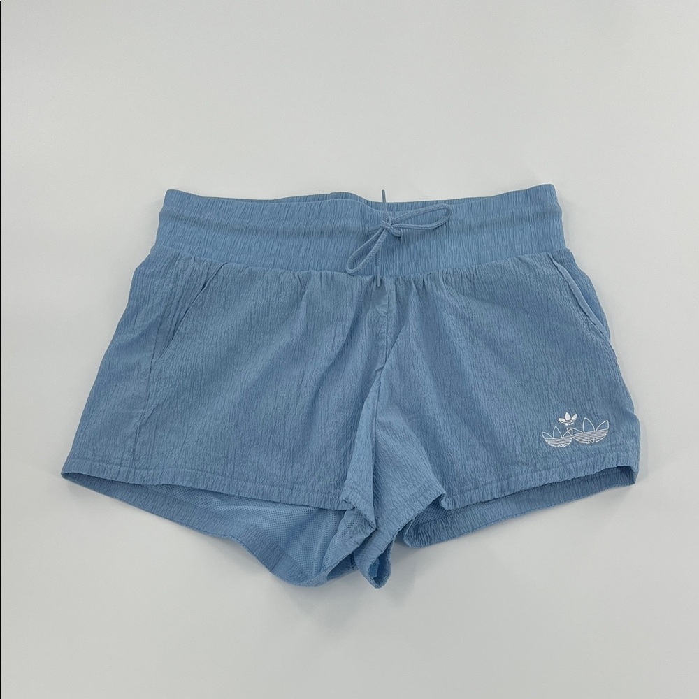 Adidas active Light Blue Disrupted Shorts workout casual gym - Picture 4 of 9